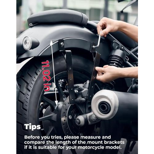 Black KEMIMOTO Upgraded Hard Saddlebags Impact-resistant with Secure Locking Waterproof Saddle Bags Compatible with Cruiser Dyna Softail Cruiser CM300 Rebel Shadow Vulcan