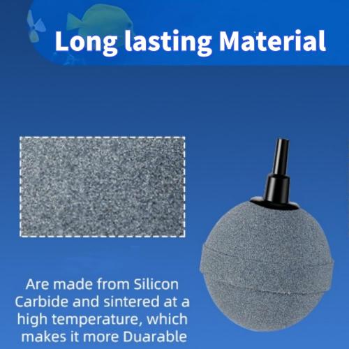 AQUANEAT Air Stones for Ponds 2 Inch, Long Lasting Aerator Oxygen Diffuser, Air Pump Accessories for Aquariums, Fish Tanks, Hydroponics and DWC Reservoirs 4 Pack