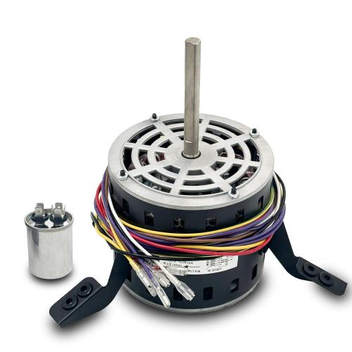 60L21 Blower Motor, 1/3 HP Furnace Blower Motor, 4-Speed, 115V, 1075 RPM Compatible with Lennox Armstrong & Ducane Gas Furnace Replace # 60L21, 60L2101
