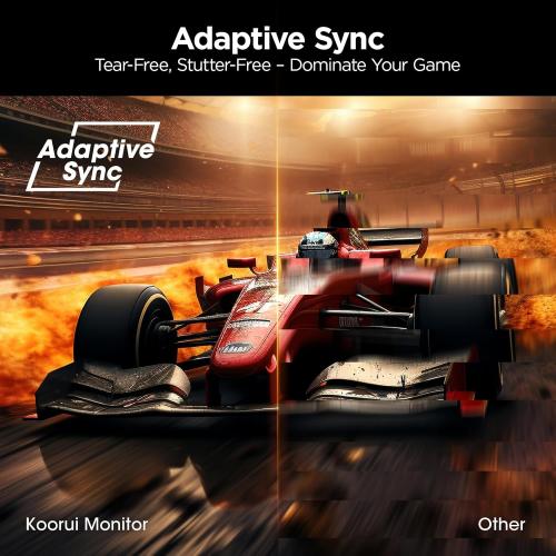 24 FAST IPS COMPUTER KOORUI ,Gaming Monitor, 24 Fast IPS Computer Monitor, 200Hz FHD HDR400 Display, 1ms PC Screen, 90% DCI-P3 Color Gamut, Adaptive Sync, Ultra Slim Frame, VESA Mountable, HDMI 2.0, DP 1.4, G2411P