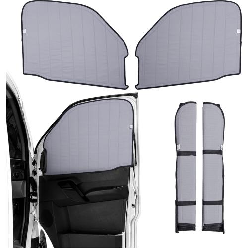 Living in a Bubble Insulated Blackout Front Window Covers for Mercedes Benz Sprinter, Campervan Accessories, Vanlife Must Have Sun Shades and Van Life Essentials (Pair) (Sprinter 2007-2018 (NCV3))