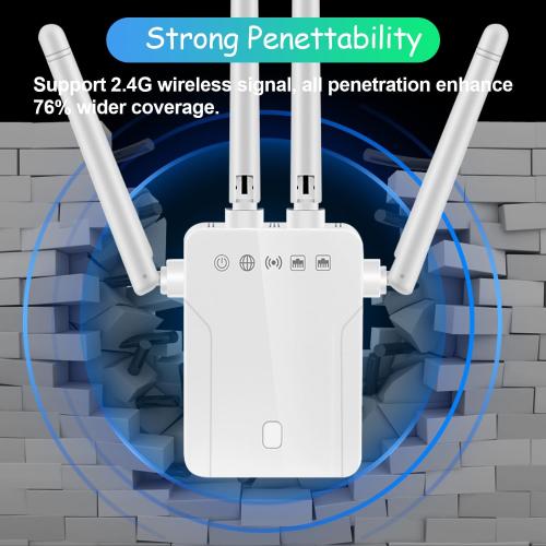 WiFi Signal Extender Booster 2026 Wireless Internet Repeater 8470 Sq.Ft Long Range Coverage for Home, Apartment, Basement and Office