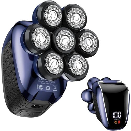 Head Shavers for Bald Men: 5-in-1 Electric Razor - Waterproof Wet Dry Shaving - Professional Grooming Kit for Balder