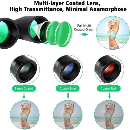 30-260X80 High Power Binoculars for Adults, Outdoor Long Range Binoculars for Birdwatching Hunting Stargazing Travel with Tripod Adapter and Carrying Case (Black, 30-260X80)