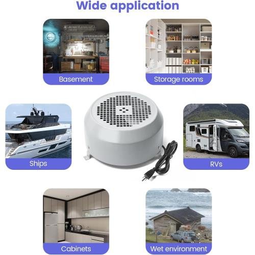briidea Air Dryer Made by Durable Material, Suitable for Ships, RVs, Storage Rooms