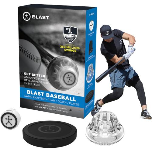 Blast Motion Baseball Swing Analyzer - Improve Your Swing at Every Level - Batting Trainer - Real-time Feedback, Swing Metrics, Video Capture Highlights, Track Performance (GEN3 Sensor)