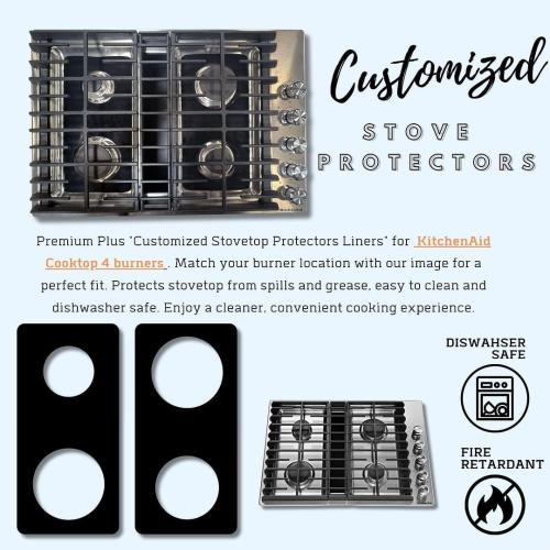 Premium Plus Stove Protectors for KitchenAid Gas cooktop  (no test)