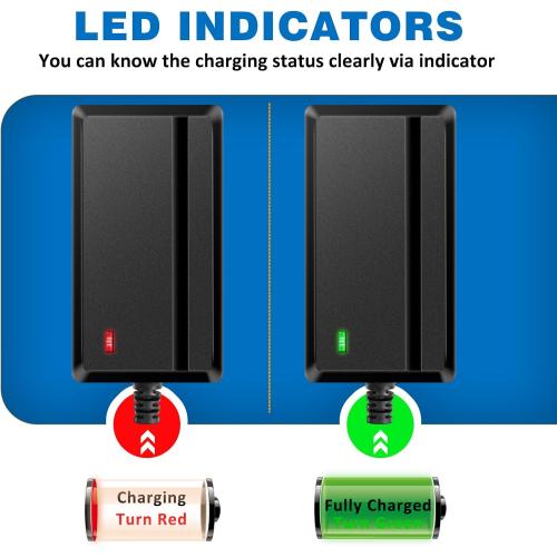 24V Charger for Electric Scooter Razor MX350 E100 E125 E150 E175 E200 E200S E300 E300S MX400 Dirt Rocket Dirt Bike Dirt Quad Motorcycle Pocket Mod Sports Mod 3-Prong 24V Razor Scooter Charger