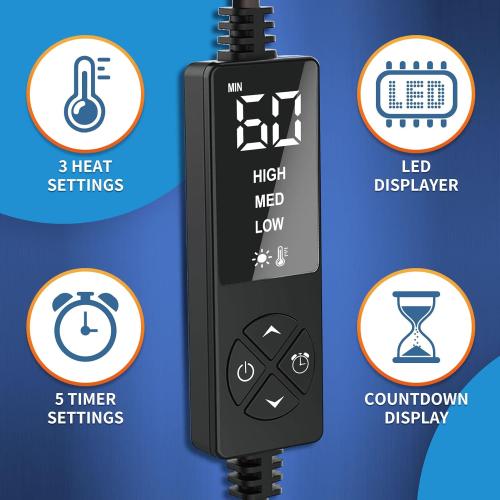 sticro Sinus Relief Mask Moist Heat with 3 Temp Settings, Ex-Large Headache Mask Electric Face Heating Pad for Sinus Pressure Relief, Migraine, Tension Headache Relief