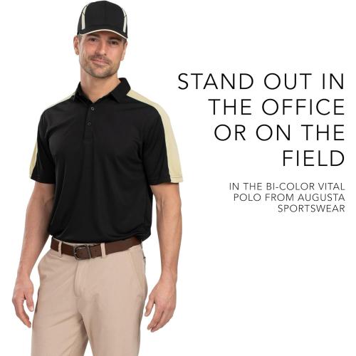 Size XS Augusta Sportswear Ladies Augusta Bi-Color Vital Polo