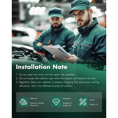 SCITOO 13328 Radiator Fit 2014-2015 for Chevrolet for Impala 2.5L 2013-2015 for Chevrolet for Malibu 2.0L 2013-2015 for Chevrolet for Malibu 2.5L