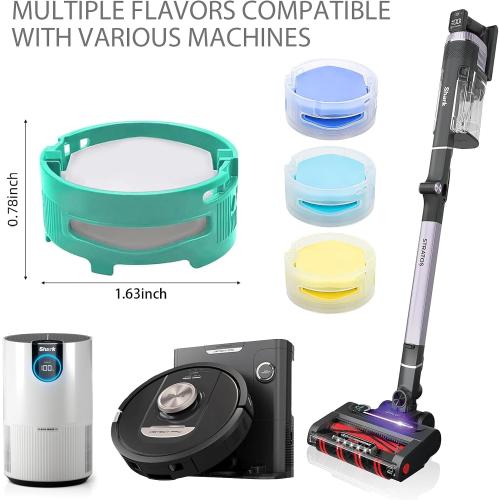 Odor Neutralizer Replacement Cartridges Compatible with Shark Stratos Upright Vacuum LA702, AZ3002, AZ4002, AZ3000, HZ3000, HZ3002, IZ862H, IZ562H, ZD550 Replaces Part# 1541FC3000