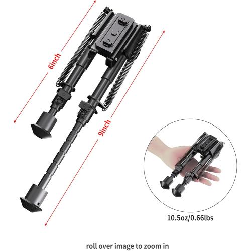 6-9 Inches Bipod with Adapter for M-Rail