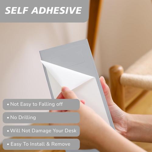 Periea Luna Under Desk Drawer Organizer, Self-Adhesive Storage Tray