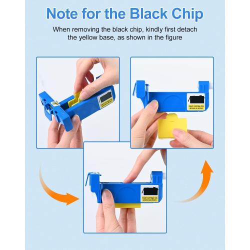 923 Ink Cartridges Combo Pack Replacement for HP 923XL Ink Cartridges for HP Printers Work for HP OfficeJet Pro 8130e 8135e 8139e 8138e 8122e 8124e 8120e 8120 8122 Printer Ink (4 Pack)