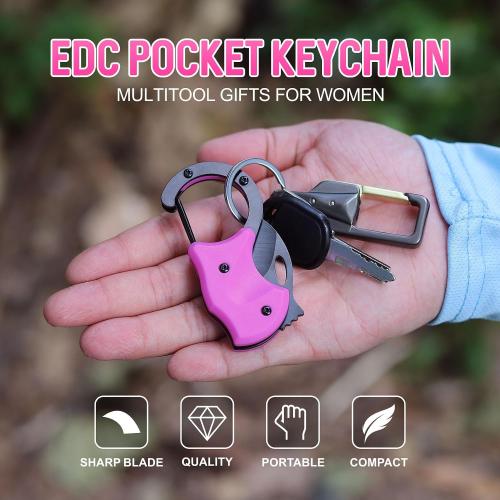 Womens Gifts for Christmas, Gifts for Mom Wife Grandma, Stocking Stuffers for Women, EDC Keychain for Woman, Christmas Mothers Day Birthday Gift for Woman Her, Mom Knife Gadget Gift