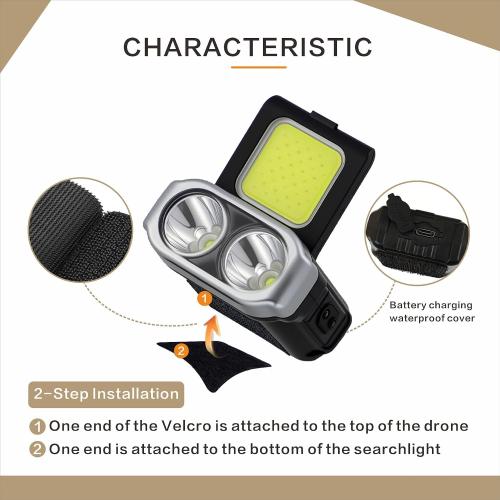 Drone Searchlight, Suitable For DJI Series and Most Drone Models
