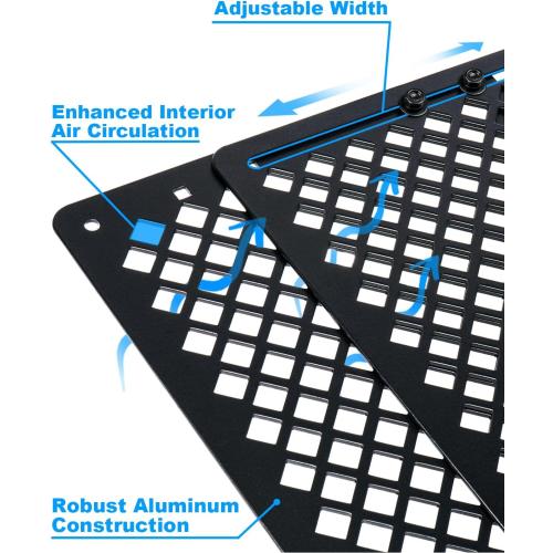 RV Screen Door Protector for Dogs, Adjustable RV Screen Door Pet Protector Guard, Black(Patented Design)