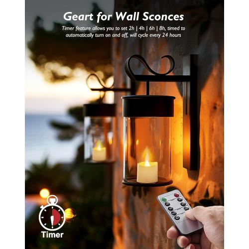 Homemory 12Pack 400 Hour Remote Control Flameless Candles, 2/4/6/8H Timer Led Votive Candles, Battery Operated Tea Lights for Wedding Table Centerpiece, Holidays, Halloween Pumpkins, Christmas Decor