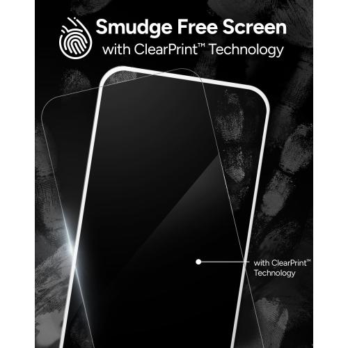 ZAGG Glass  Screen Protector for iPhone 16/15 – 3X Stronger Tempered Glass with Reinforced Edges, Scratch & Smudge Resistant, InvisibleShield, Easy Installation