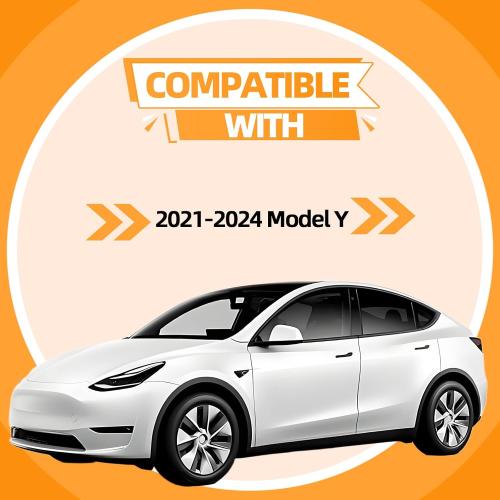 Black Car Camping Portable Table Compatible with 2021-2024 Tesla Model Y Camping Outdoor Folding Table for Travel Hiking Picnic BBQ Fishing Beach