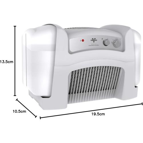 Vornado Evap40 4-Gallon Evaporative Humidifier, Adjustable Humidistat, 3 Speed Settings, Coverage up to 1,000 sqft, 4-Gallon Output (24 Hrs), Dual Tank, Perfect for Home, Bedroom, and Large Spaces