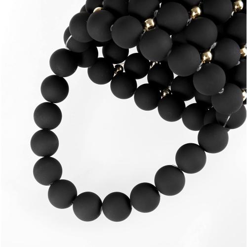 COLOR RED YUSHINY Women Beaded Bucket Matte-finish Evening Bags with Detachable Chain for Wedding Party