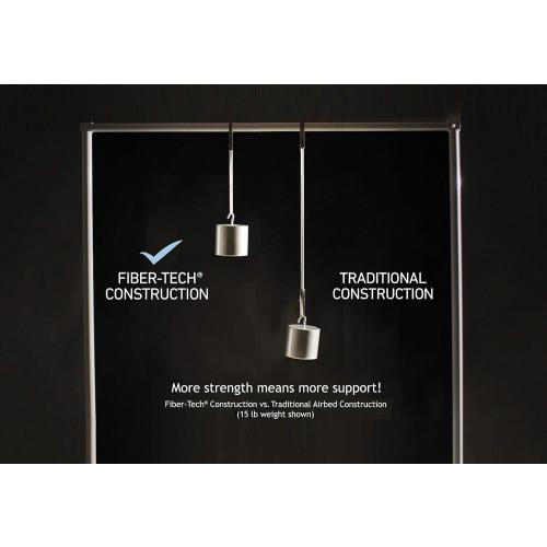 Intex 64417ED 22in Queen Dura-Beam Comfort Plush High-Rise Inflatable Air Mattress with Built in Pump for Travel and Camping, 600lb Weight Capacity