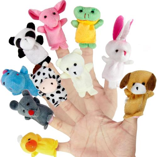 22 Pcs Sealive Finger Puppets for Toddlers 1-3, Preschool, and Kids - 22 Soft Velvet Animal Finger Toys for Toddlers 1-3, Easter Egg Fillers, Perfect for Storytelling, Educational Play, and Party Favors