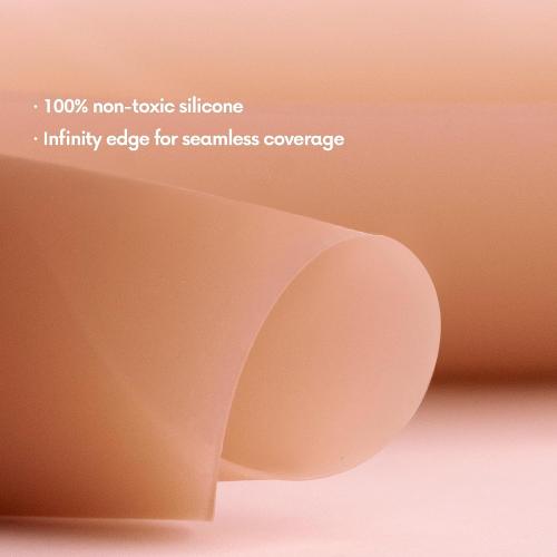 CAKES Body® Grippy Non-Adhesive Silicone Nipple Covers for Women (NO STICKY ADHESIVE) - Reusable, Silicone (Circle)