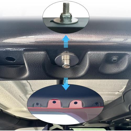 LITTLEMOLE Clothes Hanger Bar Compatible with 4-Door Wrangler JL 2018-2026