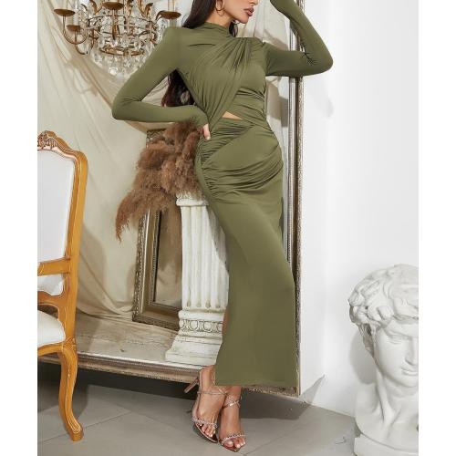 Large/40 NormaKamali Ladies Temperament Sexy Long Sleeve Summer Irregular Valentine's Day Date Prom Dresses