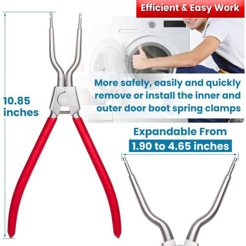 383EER4004A/383EER4001A Washing Machine Inner/Outer Spring Expansion Tool Washer Door Boot Seal Clamp Ring Removal Tool For 4986ER0004F/B/G, LG, Samsung, Kenmore, Whirlpool