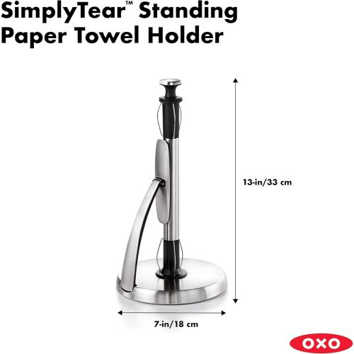 OXO Good Grips SimplyTear Paper Towel Holder Countertop (dirty)