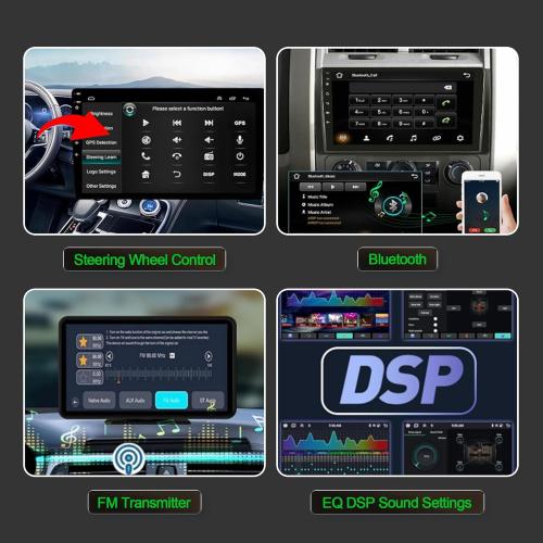 [4 64G] Android 13 Car Stereo with Wireless Apple Carplay & Android Auto for Honda Accord 2008-2013 10.1 Touchscreen Radio Upgrade with AHD Camera,GPS Navigation,SWC,WiFi,FM,Bluetooth