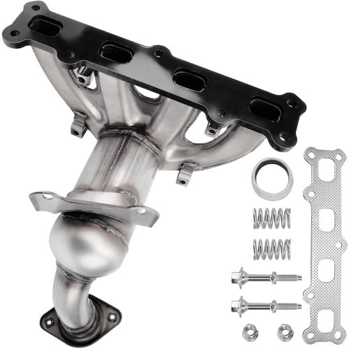 Front Catalytic Converter Compatible with 2007 2008 2009 2010 2011 2012 2013 2014 2015 2016 2017 Jeep Compass/Patriot 2.4L(4WD Only), 2007-2008 Dodge Caliber 2.4L, Direct-fit(EPA Compliant)