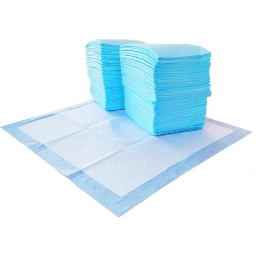 Amazon Basics Scented Dog and Puppy Pee Pads, 5-Layer Leak-Proof Super Absorbent, Quick-Dry Surface, Potty Training, Regular (22x22), 150 Count, Blue