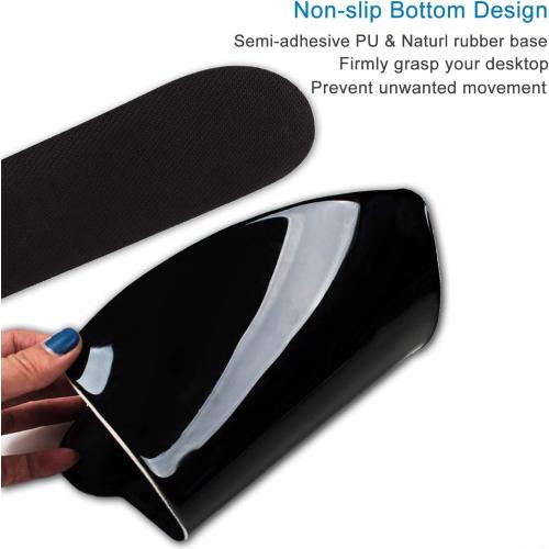 Mouse Pad Wrist Support Keyboard Wrist Rest Pad Ergonomic Mousepad Non-Slip Memory Foam Keyboard Pad Easy Typing Pain Relief Perfect for PC Laptop Gaming Office, Inspirational Quote