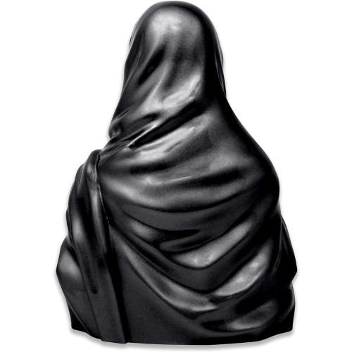 MUSART Exclusive Mona Lisa Statue Home Decor Limited Edition of 100 Urethane Resin with Urethane Glass Coat 10 Inches Height 3 Lbs (Black)