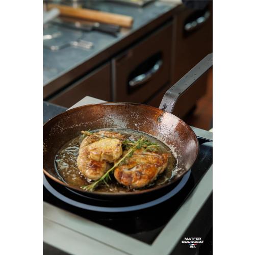 Matfer Bourgeat Black Carbon Steel Frying Pan, 10