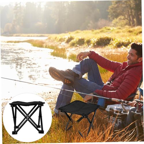 Lightweight Outdoor Folding Chairs for Fishing Outdoor Activities Oxford Fabric Compact Easy Storage