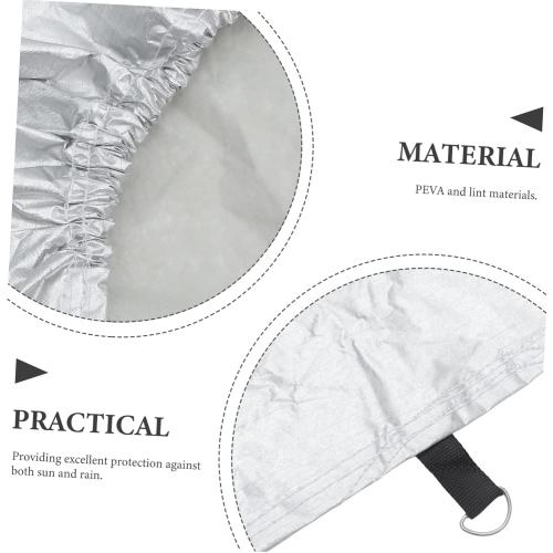 GLEAVI Car Cover for Sun and Rain Full Coverage Indoor Outdoor Weatherproof Easy Access Uv Protection Peva