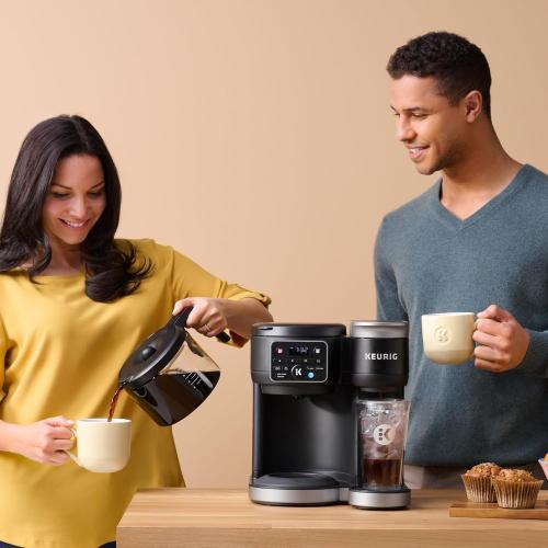 Keurig K-Duo Hot & Iced Single Serve & Carafe Coffee Maker – MultiStream Technology, 72oz Reservoir, Ideal for Holiday Hosting & Gift Giving (Gen 2)