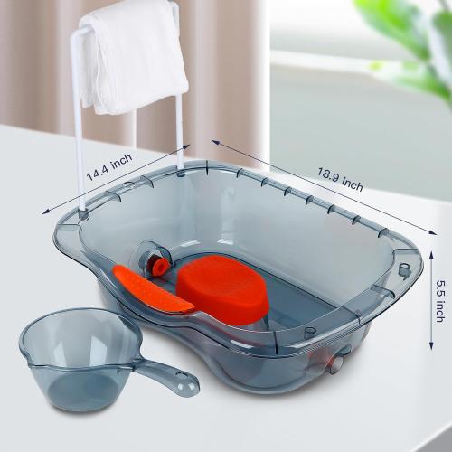 Hair Washing Basin for Bedridden - Portable Shampoo Bowl and Basin at Home for the Elderly - Hair Washing Tray for Seniors and Disabled Patients in Bed