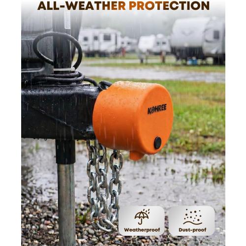 Kohree Trailer Coupler Lock for 2-5/16, 2, Anti Theft Tongue Lock
