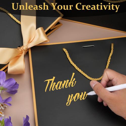 MOXARYSU Gift Bags With Handles: 11.8x4x10 Inch 3pcs Medium Large With Bow Ribbon For Wedding Thanks Bridesmaid Birthday Party (White-Light Blue