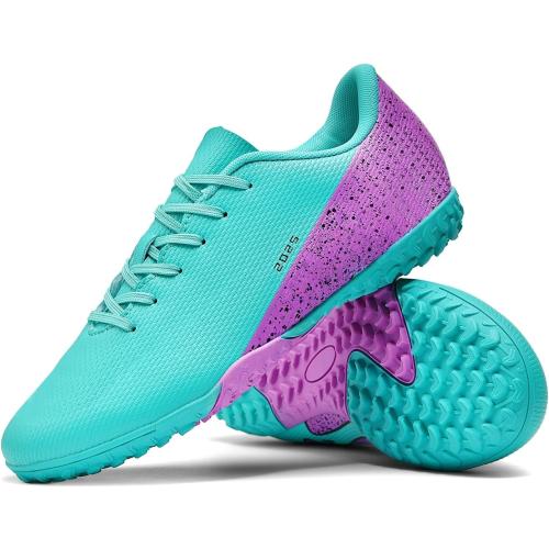 Size/S Mens Soccer Cleats Womens Indoor Soccer Shoes Wide Baseball Turf Shoes Adult Youth Rugby Shoes Big Boys Small Spikes AG TF Football Boots