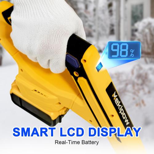 Cordless Snow Shovel Compatible for DeWalt 20V Battery with Brushless Motor, 12'' Cordless Snow Blower, Electric Snow Thrower,6.2 Clear Depth with Front Handle for Deck,Patio
