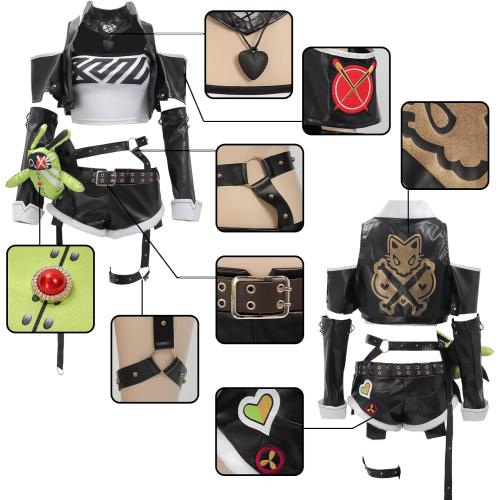 Size XL...DAZCOS Anime Cosplay Costume for Women Anime Game Full Set Outfit for Halloween
