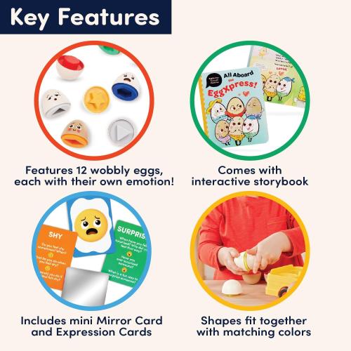 Battat Education – Matching Egg Toys for Toddlers – Color & Letter Recognition Sorting Game – Early Learning Educational Toys for 18  Months – Fun & Engaging Playtime